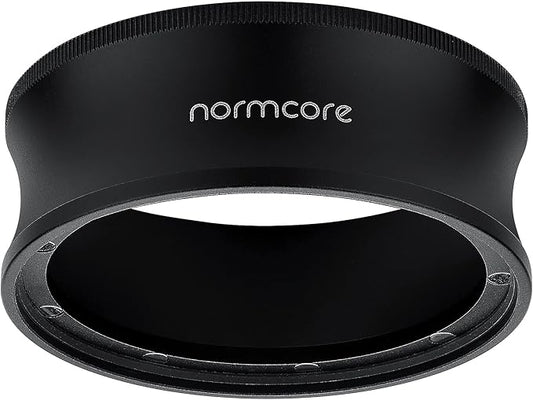 Normcore 54mm Magnetic Dosing Funnel V2, Espresso Coffee Dosing Ring, 28mm Anodized Aluminum with 9 Neodymium Magnets Fits 54mm Breville Portafilter, Black