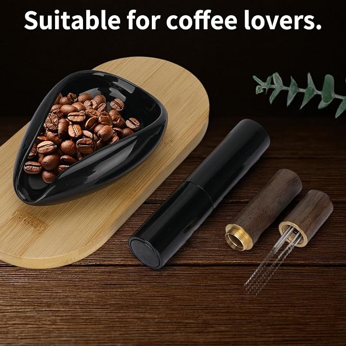3 Pcs Espresso Accessories Set, Coffee Bean Dosing Cup, RDT Spray Bottle, Espresso Stirrer Tool, Coffee Bar Gadgets, Barista Tools for Coffee Lovers