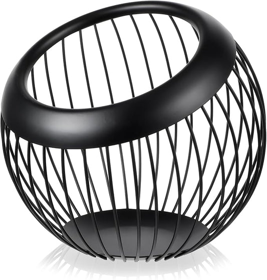 Coffee Pod Holders for Counter, Large Capacity Metal KCups Espresso Pod Keuring Kcup Storage Capsure Baskets, Coffee Bar Organizer Espresso Capsule Storage Bar Station Accessories (Black)