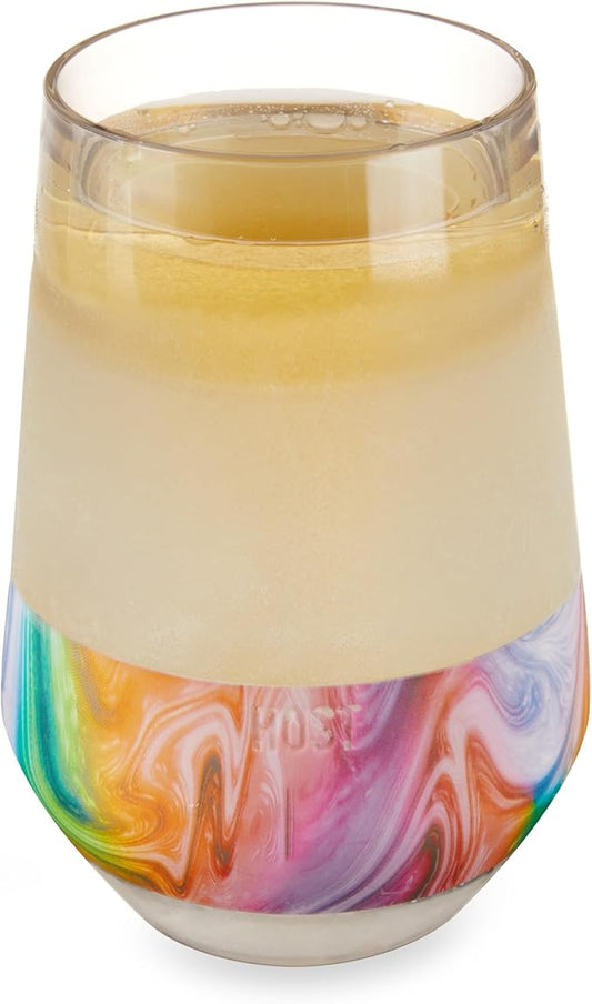 Host Freeze XL Cooling Cup, Double Walled Insulated Freezable Drink Chilling Tumbler with Freezing Gel, 12 Ounces - Set of 1, Unicorn