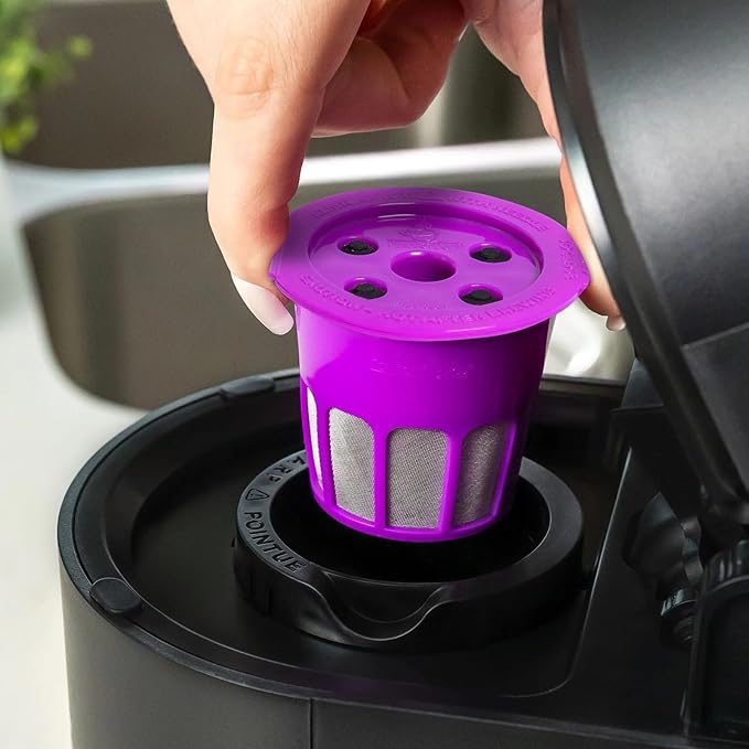 PERFECT POD Universal Café Flow, Reusable Filter Cup for Keurig® 1‑Stream & MultiStream (5‑Stream) Brewers, BPA-Free Plastic, Compatible with Keurig 1.0, 2.0, K‑Mini, K‑Elite, K‑Duo & more