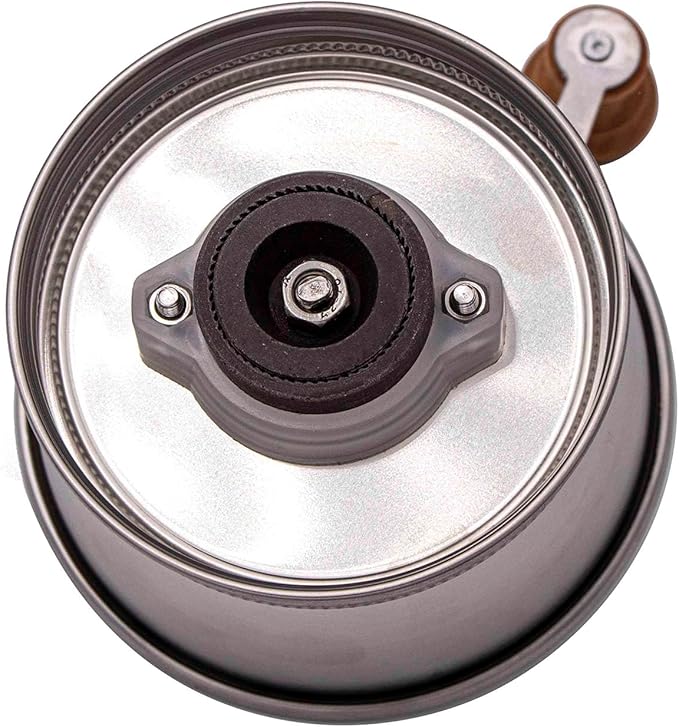 Mason Jar Lifestyle Coffee & Spice Grinder Lid for Wide Mouth Mason Jars – Manual Ceramic Grinder Attachment – Grind Spices or Coffee Directly into Jar