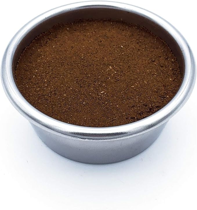 54mm 2 Cup Single Wall Filter Basket - Non-Pressurized Stainless Steel, Metal Portafilter Container - Reusable, Washable - Compatible with Breville Espresso Machines - 18/20g (Single Wall - 2 Cup)
