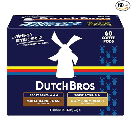 Dutch Bros® Unflavored Coffee Variety Pack, 60 Count, Single Serve Coffee Pods for Keurig K-Cup Brewers