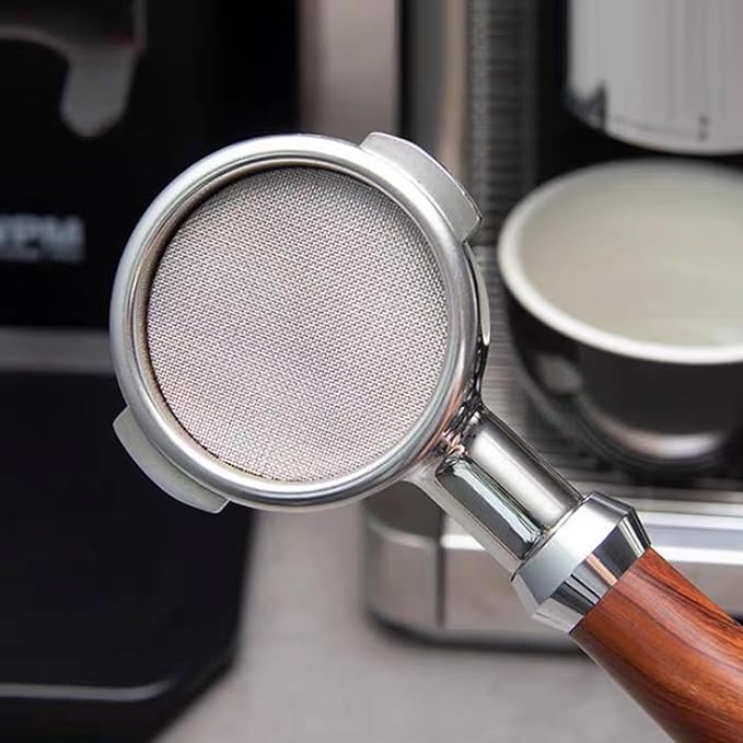 1 Pcs 51 mm Puck Screen, 1.7mm Thickness 150μm Stainless Steel Espresso Filter Screen for Espresso Portafilter Filter Basket (51 mm,150 micron)
