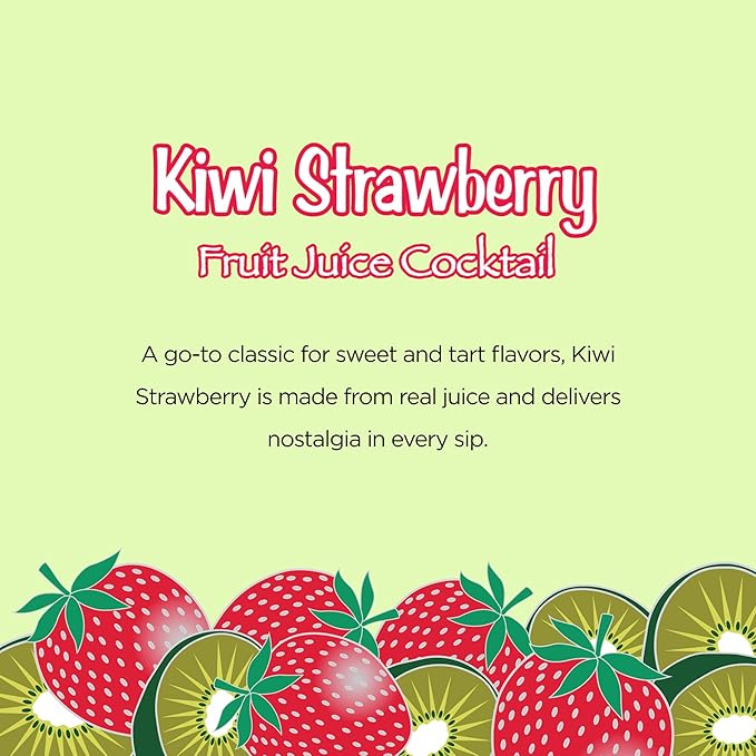 AriZona Kiwi Strawberry, Fruit Juice Drink - Big Can, 22 Fl Oz (Pack of 12)