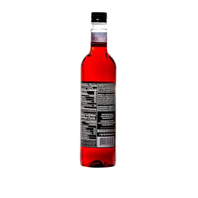 DaVinci Gourmet Sugar-Free Huckleberry Syrup, 25.4 Fluid Ounces (Pack of 1)