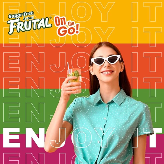 Arbol Futal On-The-Go! | Powdered Drink Mix Pina Colada - Flavored Sugar Free! – Single Serve On The Go! - Powder Sticks Packets (30 Count of Stick Packs)