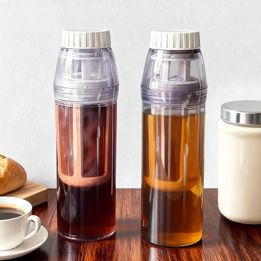 26 oz (770ml) Portable Cold Brew Bottle, Small Handheld Brewer with Removable Filter, Travel & Camping Cold Brew Iced Coffee Cup, Airtight & Leak-Proof for Iced Coffee,Tea & Lemonade