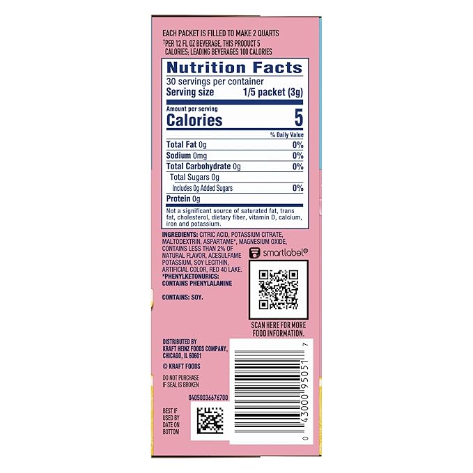 Crystal Light Drink Mix – Raspberry Lemonade On-The-Go (10 CT) & Sugar-Free Pink Lemonade Multi-Serve Powdered Drink Mix (2.9 oz) (1 Ea.) (Variety Pack)
