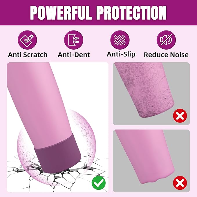 2PCS Silicone Boot Compatible with Owala 30oz & 40oz FreeSip Sway Bottles & Tumblers, Protective Anti-Slip Bottom Cover Sleeve for Freesip Sway Tumbler