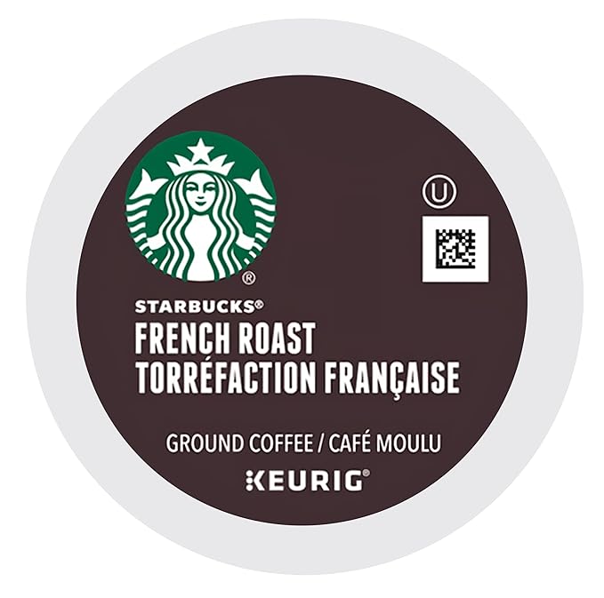 Starbucks French Roast K-Cups for Keurig, Dark Roast - 72 Count