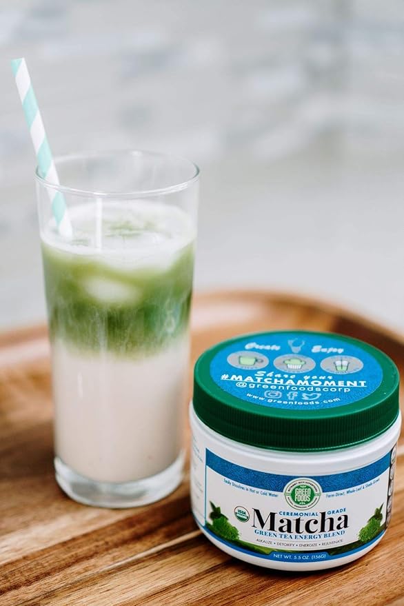 Green Foods Organic Ceremonial Grade Matcha Green Tea from Japan 5.5oz