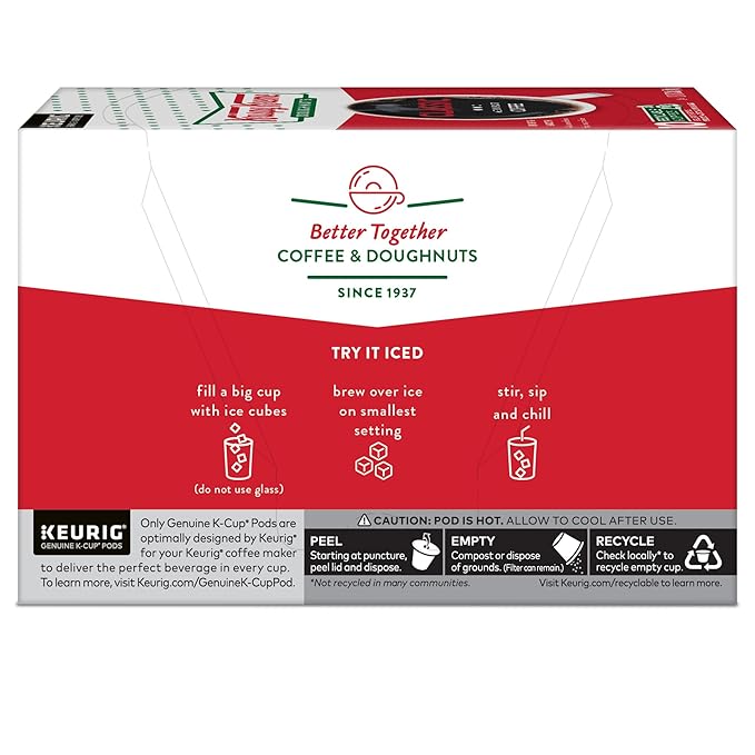 Krispy Kreme Classic Keurig Single-Serve K-Cup Pods, Medium Roast Coffee, 60 Count (6 Packs of 10)