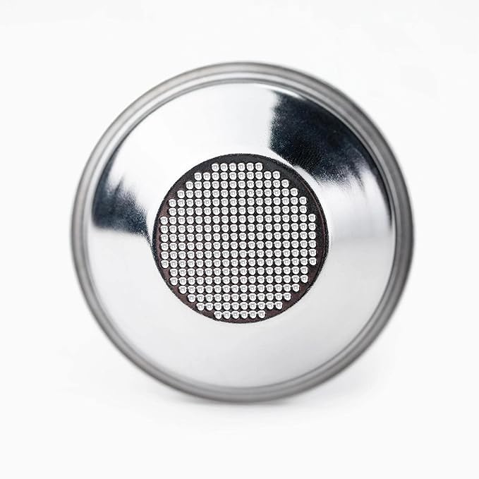 Crema Coffee Products 54mm Filter Basket | Single Shot Non-Pressurized Stainless Steel Basket | Compatible with Breville 54mm Portafilters | Precise Tapered Profile for Consistent Espresso Shots