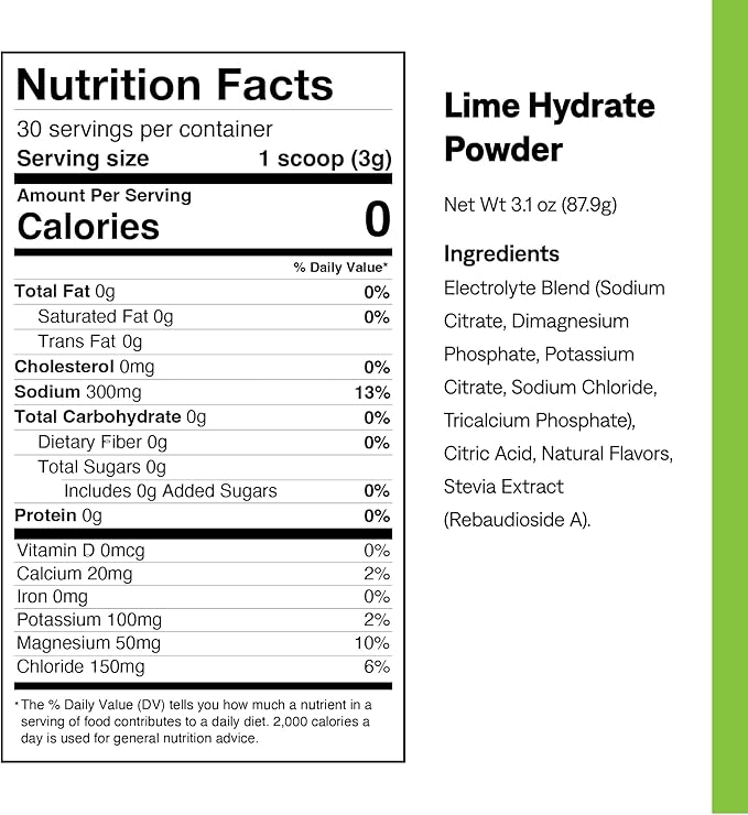 UCAN Hydrate Electrolyte Drink Mix (Lemon-Lime, 30 Servings) Sugar-Free, Keto-Friendly, Vegan, Non-GMO, Gluten-Free Electrolyte Powder with Potassium & Magnesium for Runners & Athletes