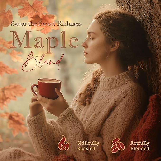 Coffea Flavor Fine Organic Coffee - Maple Ground Coffee Medium Roast | 100% Arabica Coffee| Perfect for Espresso | USDA Certified Organic | Fair Trade | Grown and Roast in the Caribbean |16 Oz