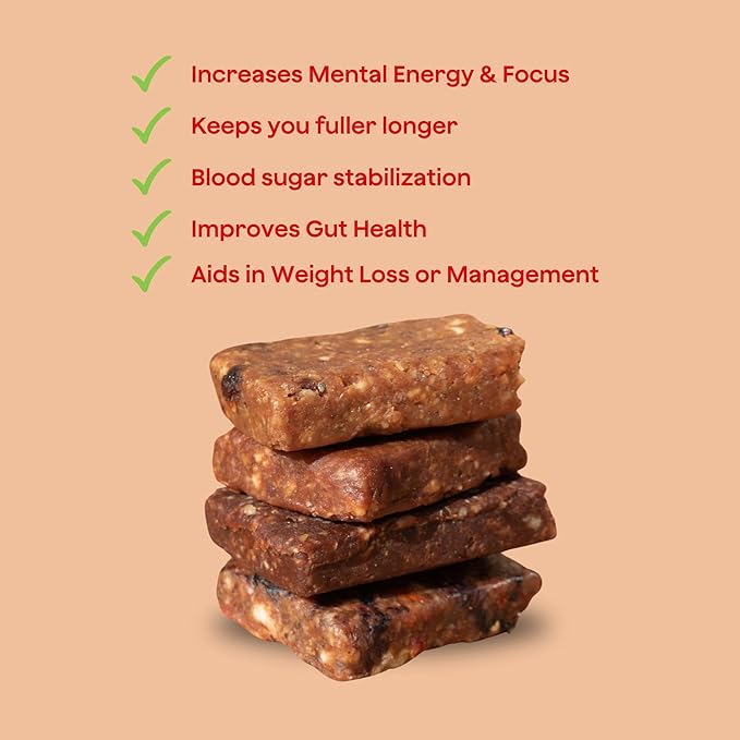 The Bomb Co. Blender Bomb Bar, Peanut Butter Cookie Dough, Superfood Snack Bar for Gut Health, Peanut Butter, Hemp Seeds, Chia Seeds, Flax Seeds, Sea Salt, Aloe Vera, Vegan Chocolate Chips, 9 Bars