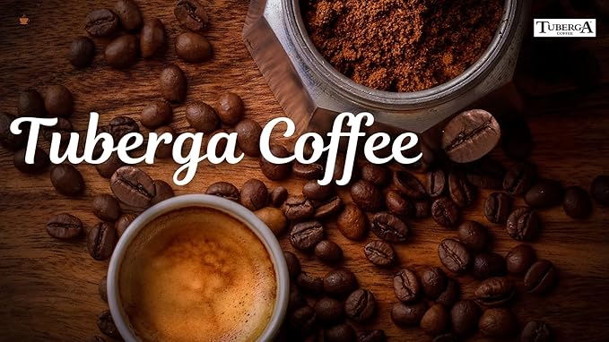 Tuberga Premium Quality, Whole Bean Coffee, Medium Roast, 2.2 Ib Bag, Original Italian Coffee. (Pack of 1)