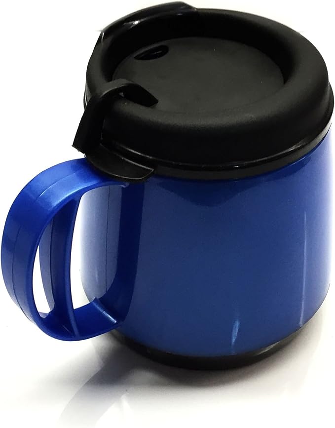 ThermoServ Foam Insulated Wide Body Mug, 20-Ounce, Pearl Dark Blue