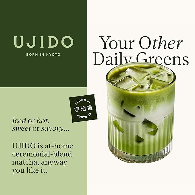 Ujido The Path of Zen Japanese Matcha Green Tea Powder Ceremonial Blend (4 oz)