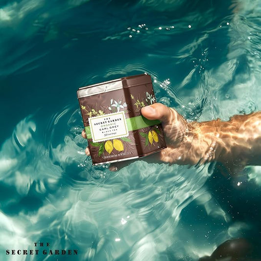 Life Plus Style Gourmet The Secret Garden Organic Earl Grey Black Tea Caffeinated 50 Premium Tea Bags Natural Bergamot Citrus Non GMO Gluten Free Hot or Iced Tea