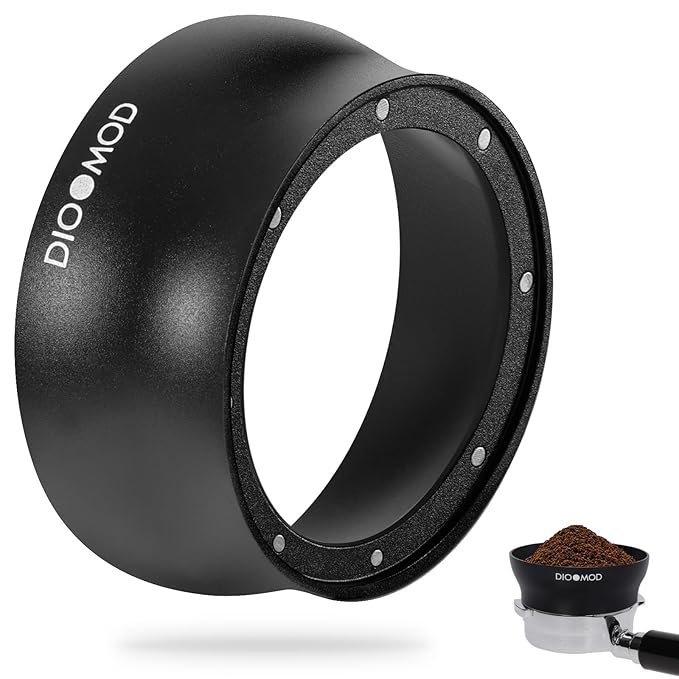 54mm Dosing Funnel, Magnetic Dosing Funnel, Espresso Coffee Dosing Ring for Barista, Compatible with Breville 54mm Handle Filter Cups, Espresso Accessories