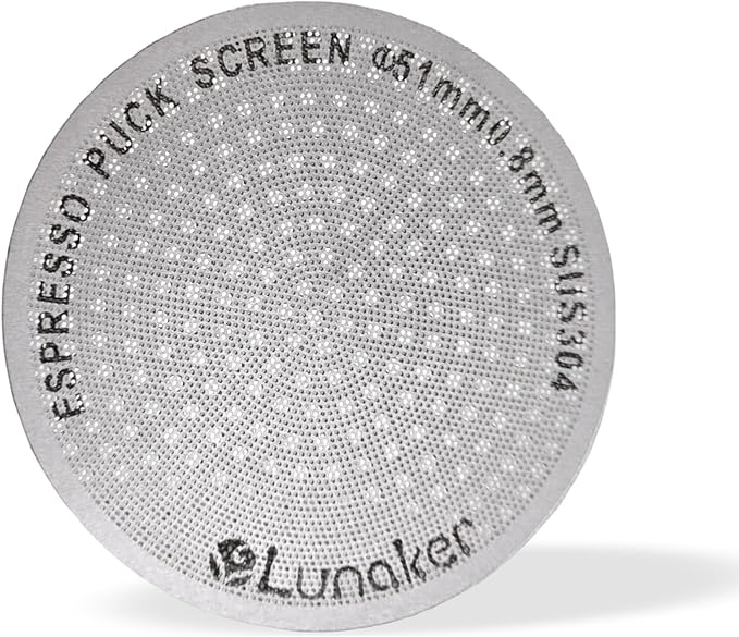 51mm Espresso Puck Screen - Metal Contact Screen for Espresso 51mm Portafilter Basket