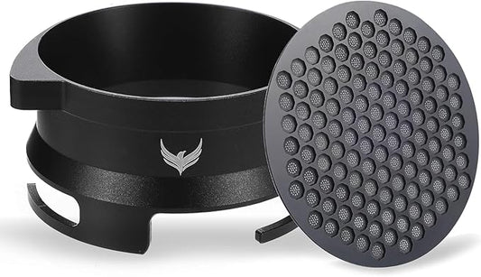 KNODOS 54mm Dosing Funnel and Puck Screen Set Compatible with Breville Barista Express, Barista Pro, Barista Touch Grinder Trigger Portafilter Funnel and Filter