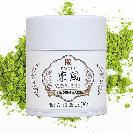 SUGIMOTO TEA Matcha Ceremonial Grade Japanese Matcha Powder "KOCHI" 1.05 oz (30 g)