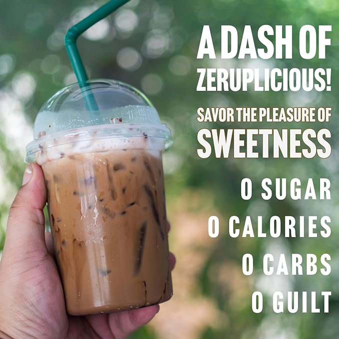 Zerup Zero Sugar Hazelnut Syrup, Sugar-Free Coffee Syrup, Zero Calories and Sugar, Keto Friendly, Ideal for Lattes, Cappuccinos, Espresso, Americano, Indulgent Taste 33.8 Oz (1L), Pack of 4