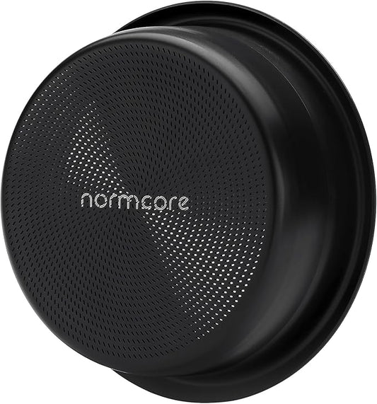Normcore 58mm Precision High Extraction Basket With Titanium PVD Coating, Precision Filter Basket, Bottomless Portafilter Basket 18 Gram For 58mm Espresso machines, 18g