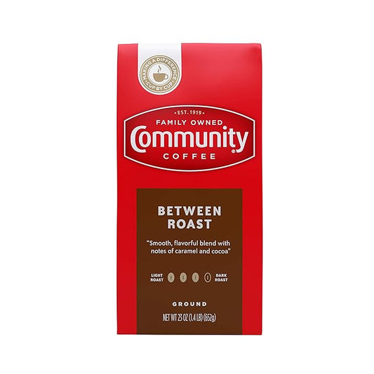 Community Coffee Between Roast Premium Ground Coffee Vacuum Packed- 23 Ounce Bag (Pack of 1)