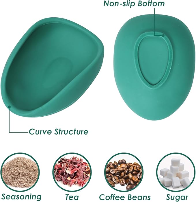 Koluti Silicone Coffee Bean Dosing Cup and Sprayer Kit, Single Dose Measuring Tray Serving Container, Coffee Bar Accessories Set Coffee Lover Gift