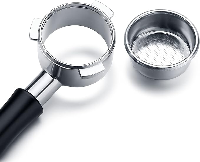 Normcore 54mm Bottomless Portafilter, Naked Portafilter Fits Breville Sage Barista Express Machines, 18g Filter Basket Included (Pack of 2)