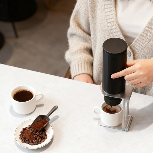 Zayin Coffee Maker Stand, Portable & Foldable Espresso Machine Stand, Office coffee stand with base, Suitable for Office Home and Camping