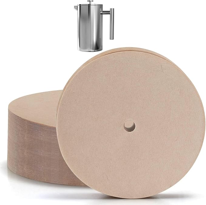 Coffee Filters Compatible with French Press 34oz, 100Pcs Percolator Filters For Mueller 34oz, Veken 34oz Coffee Maker