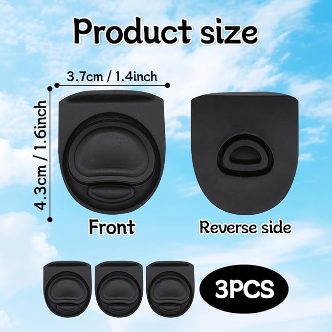 3pcs Replacement Rubber Stopper Seal Compatible with Owala FreeSip 24oz 32oz,Water Bottle Lid Cap Silicone Seal Parts for Owala 16/19/24/32/40oz Spout Gasket Mouthpiece Piece Accessories B3S4