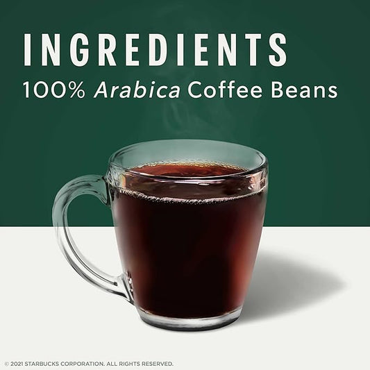 Starbucks K-Cup Coffee Pods, Starbucks Blonde Roast Hot or Iced Coffee, Veranda Blend, 60 Keurig Pods