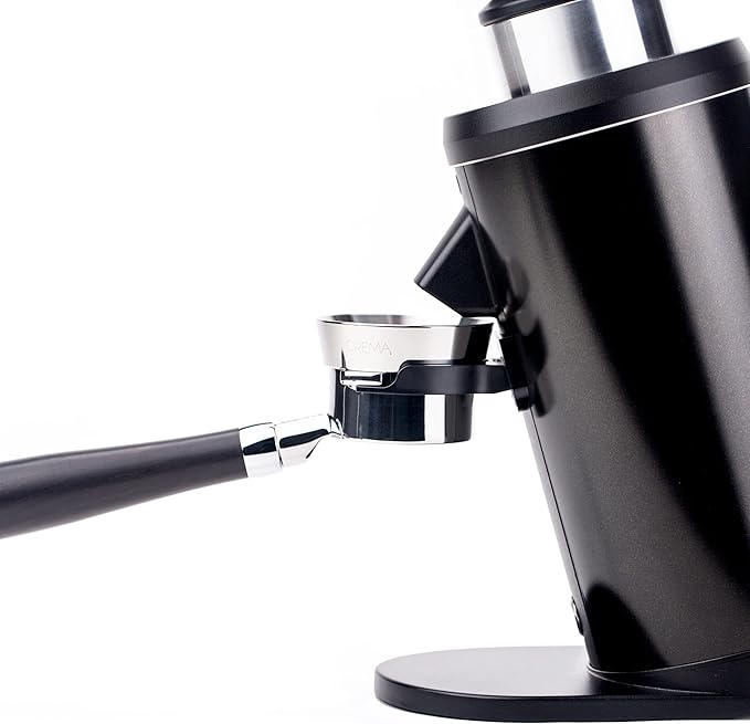 CREMA Coffee Products 54mm Grinder Cradle | Compatible with Crema 54mm Bottomless Portafilters & Dosing Cups | Two Adjustable Heights | Easy Installation | Espresso Machine Accessory
