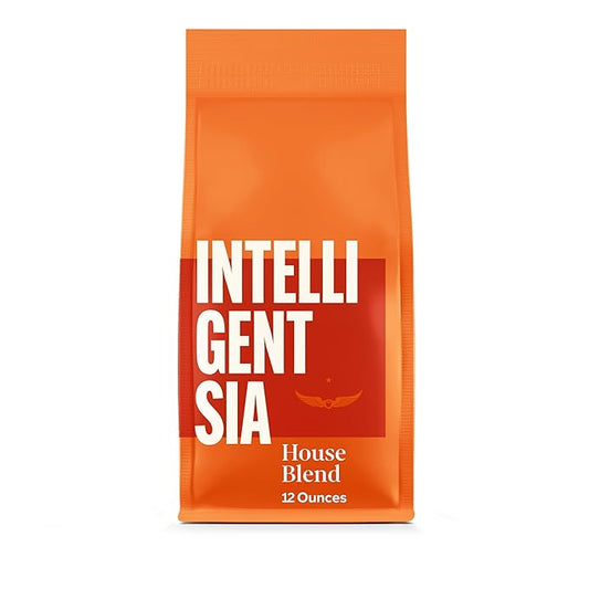 Intelligentsia Coffee, Light Roast Whole Bean Coffee, 100% Arabica Coffee - House Blend 12 Ounce Bag