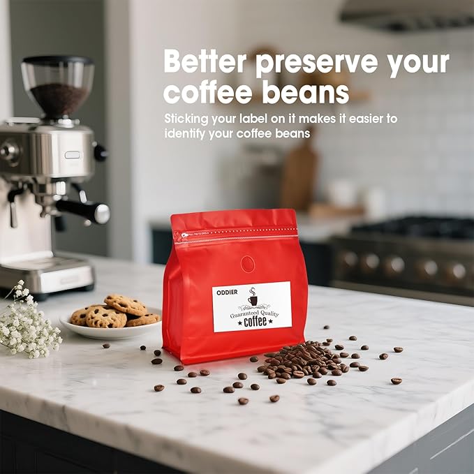 50 Count 8oz Coffee Bags with Valve,1/2 lb Vented Coffee Beans Packaging Bags High Barrier Aluminumed Foil Flat Bottom Heat Sealed Side Zipper Resealable Storage Bag for Home or Business(Red）