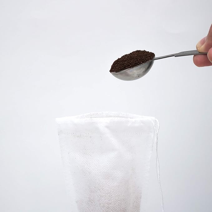 Modern By Design 100 Pack 4" x 12" Cold Brew Coffee Filter, Disposable Mesh Brewing Sock for Concentrate Coffee/Tea, Use with Flasks, Bottles, Mason Jars, etc., Strong Design and No Mess