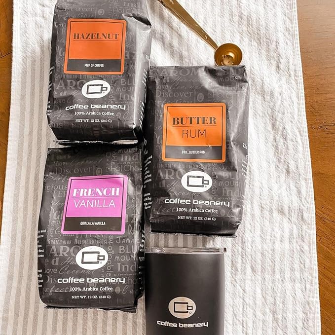 Vanilla Bean Flavored Coffee SWP Decaf, Specialty Arabica Coffee, Medium Roast, 12 ounce, Automatic Drip (Ground)