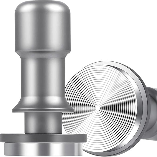 PUSEE 53mm Espresso Coffee Tamper,Premium 30lb Calibrated Espresso Tamper Upgrade Coffee Tamper with Spring Loaded, Stainless Steel Ground Tamper for Barista Home Coffee Espresso Accessories