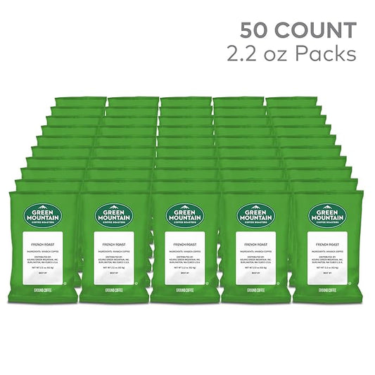 Green Mountain Coffee Roasters French Roast, Keurig Fractional Packs, 50 Count, 2.2 oz.