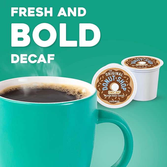 The Original Donut Shop Decaf Keurig Single-Serve K-Cup Pods, Medium Roast Coffee, 96 Count
