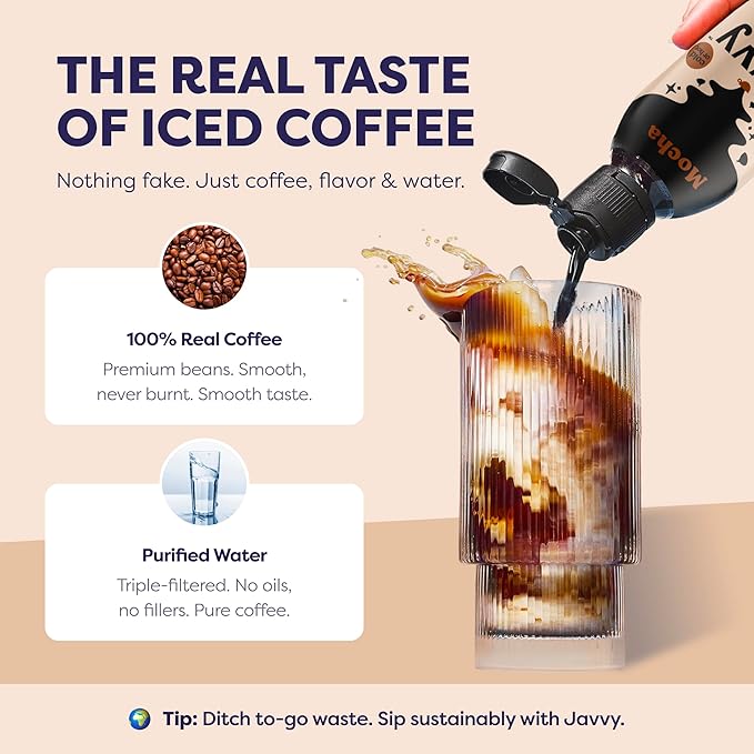 Coffee Concentrate - Cold Brew Coffee, Perfect for Hot or Iced Instant Coffees, Hot Drinks, Cold Brew Concentrate, 3 Pack - Mocha