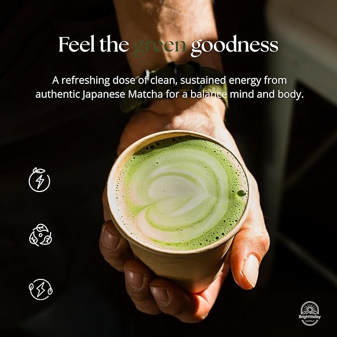 Ceremonial Grade Premium Matcha Powder Kakitsubata – Premium First-Harvest 100% Japanese Matcha Powder,Green Tea, Ultra-Vibrant Color, Stone-Ground, Elite Flavor & Clean Energy, Small-Farm Harvest – 2 oz - By BrightValley Naturals