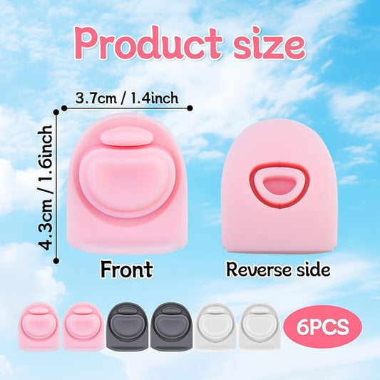 6 Pcs Replacement Seal Stopper Compatible with Owala FreeSip 16oz 32oz,Bottle Top Gasket Lid for Owala 16/19/24/32/40oz Seal Mouth Cap Silicone Stopper Parts Insert Accessories（3 colors 1）